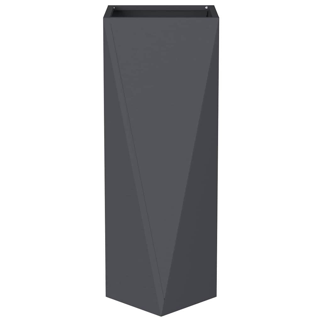 vidaXL Donica Antracyt 30 x 30 x 75 cm Stal