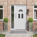 vidaXL Donica 2 szt. Srebrny 30 x 30 x 75 cm Stal nierdzewna