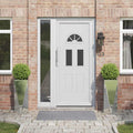 vidaXL Donica 2 pcs Srebrny 30 x 30 x 75 cm Stal Galwanizowana