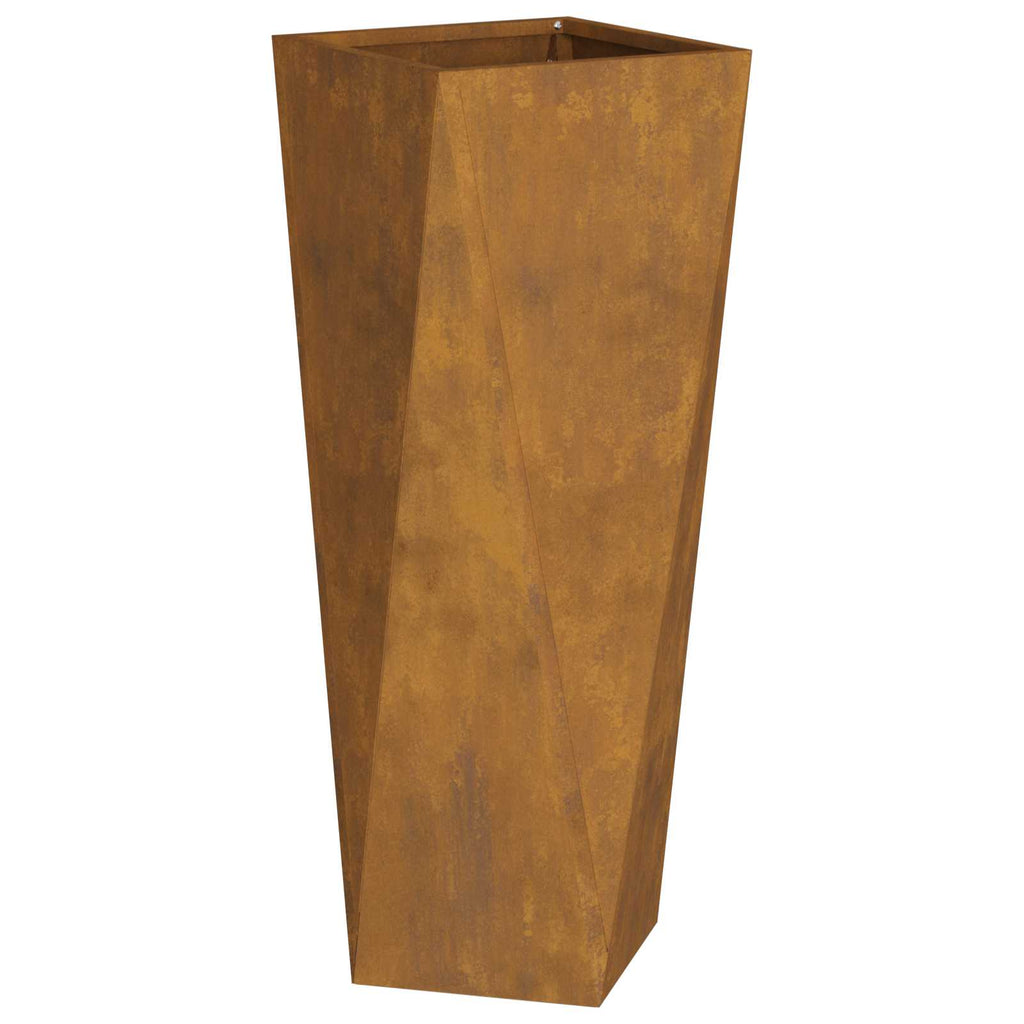 vidaXL Donica 2 szt. Rdzawy 30 x 30 x 75 cm