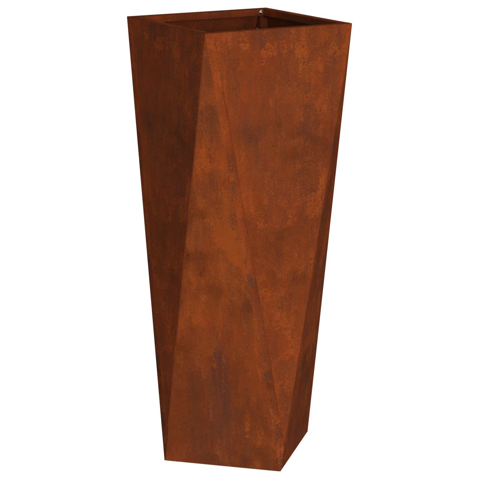vidaXL Donica 2 szt. Rdzawy 30 x 30 x 75 cm