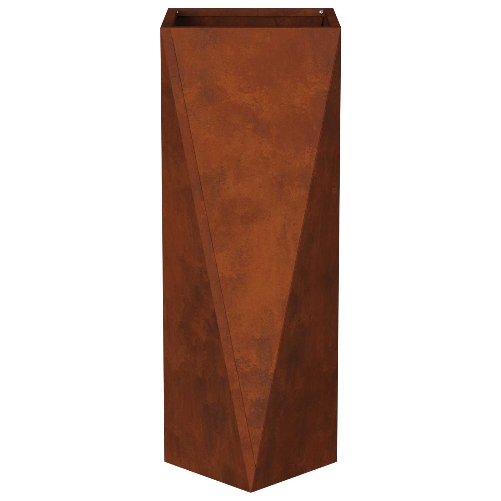 vidaXL Donica 2 szt. Rdzawy 30 x 30 x 75 cm