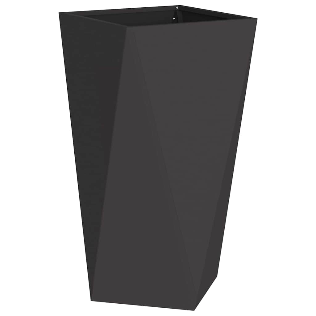 vidaXL Donica 2 pcs Czarny 40 x 40 x 75 cm Stal