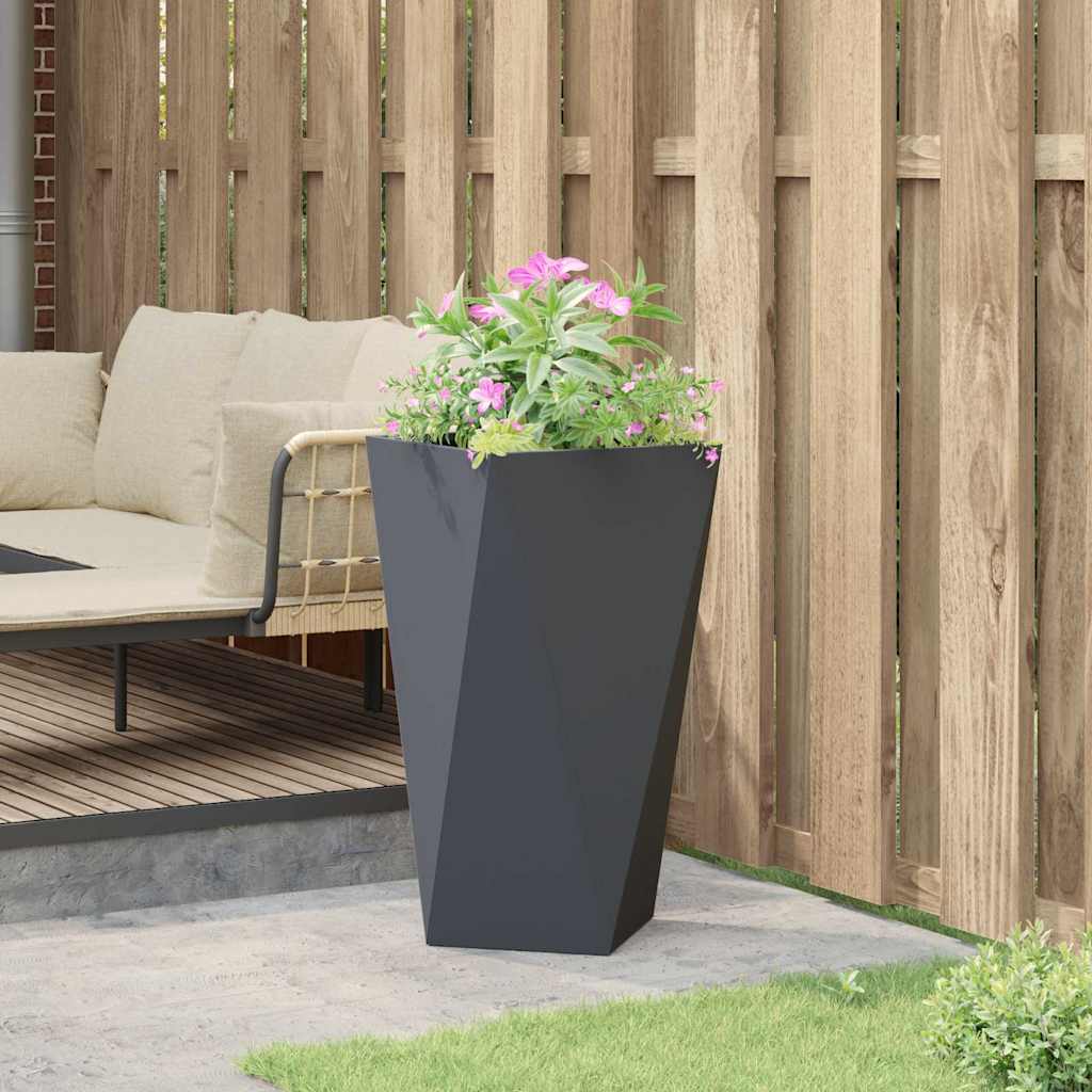 vidaXL Donica Antracyt 40 x 40 x 75 cm Stal