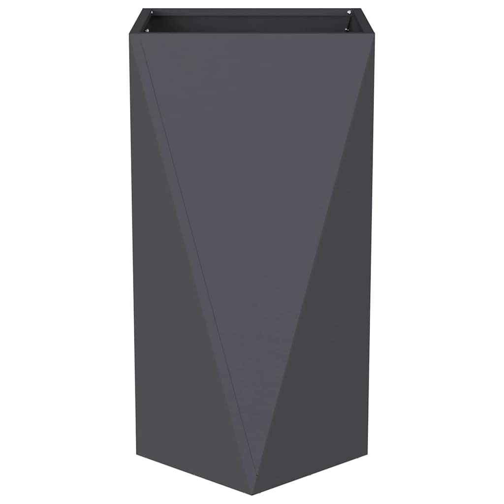 vidaXL Donica Antracyt 40 x 40 x 75 cm Stal