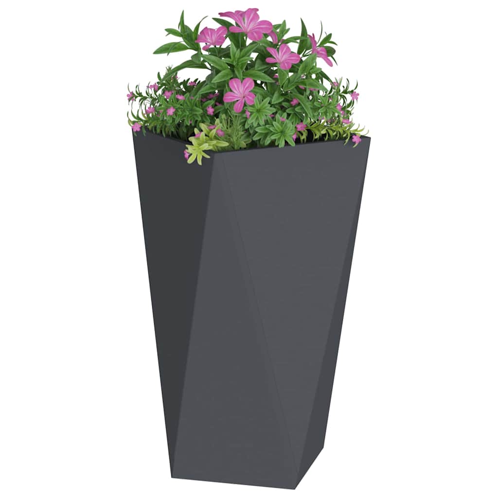 vidaXL Donica Antracyt 40 x 40 x 75 cm Stal