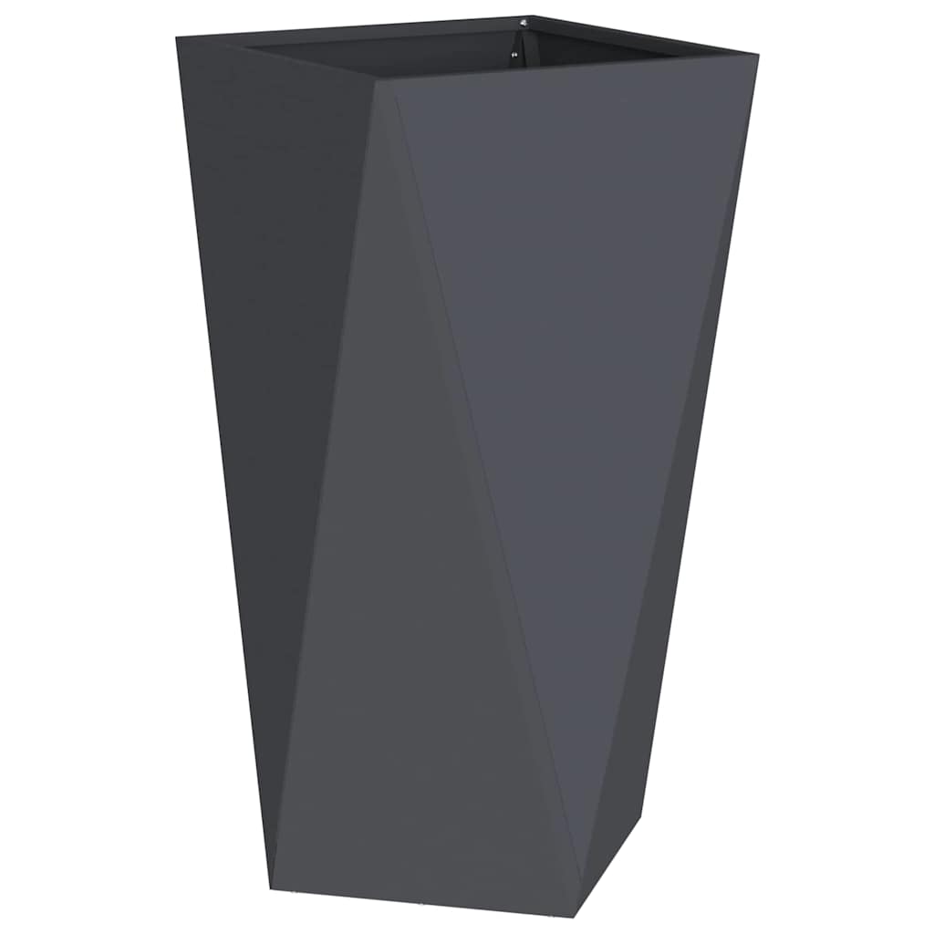 vidaXL Donica 2 pcs Antracyt 40 x 40 x 75 cm Stal