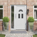 vidaXL Donica 2 pcs Srebrny 40 x 40 x 75 cm Stal Galwanizowana