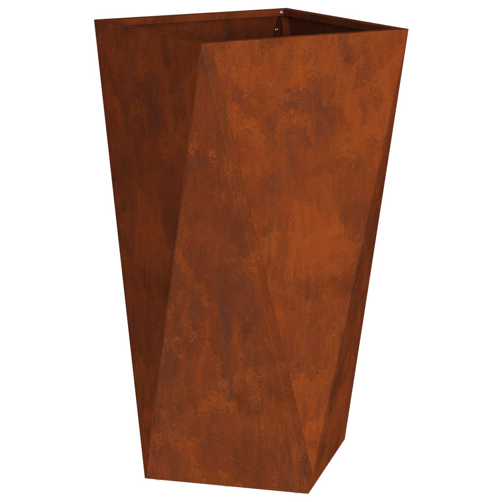 vidaXL Donica Rdzawy 40 x 40 x 75 cm