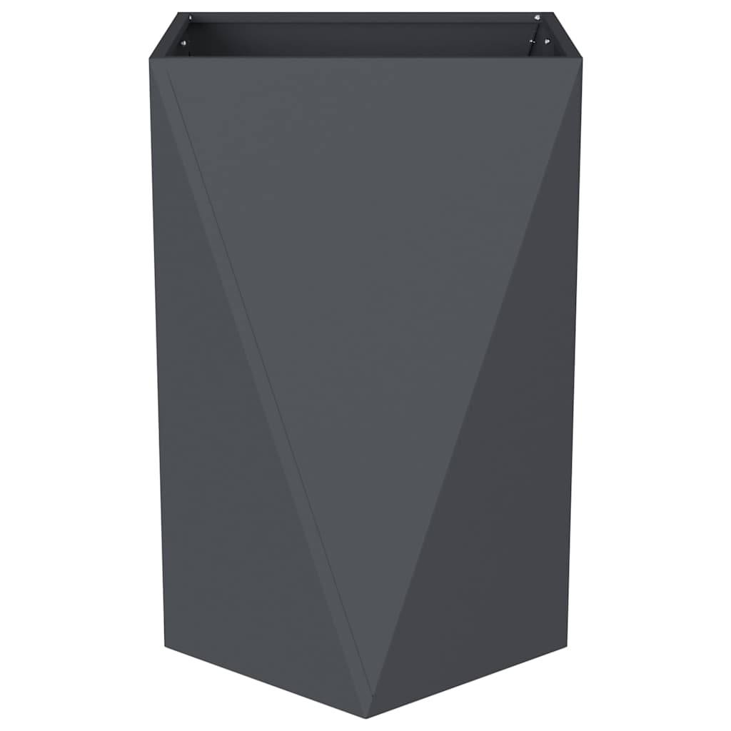 vidaXL Donica Antracyt 50 x 50 x 75 cm Stal