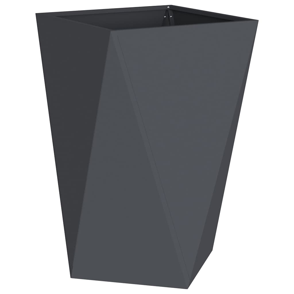 vidaXL Donica 2 pcs Antracyt 50 x 50 x 75 cm Stal