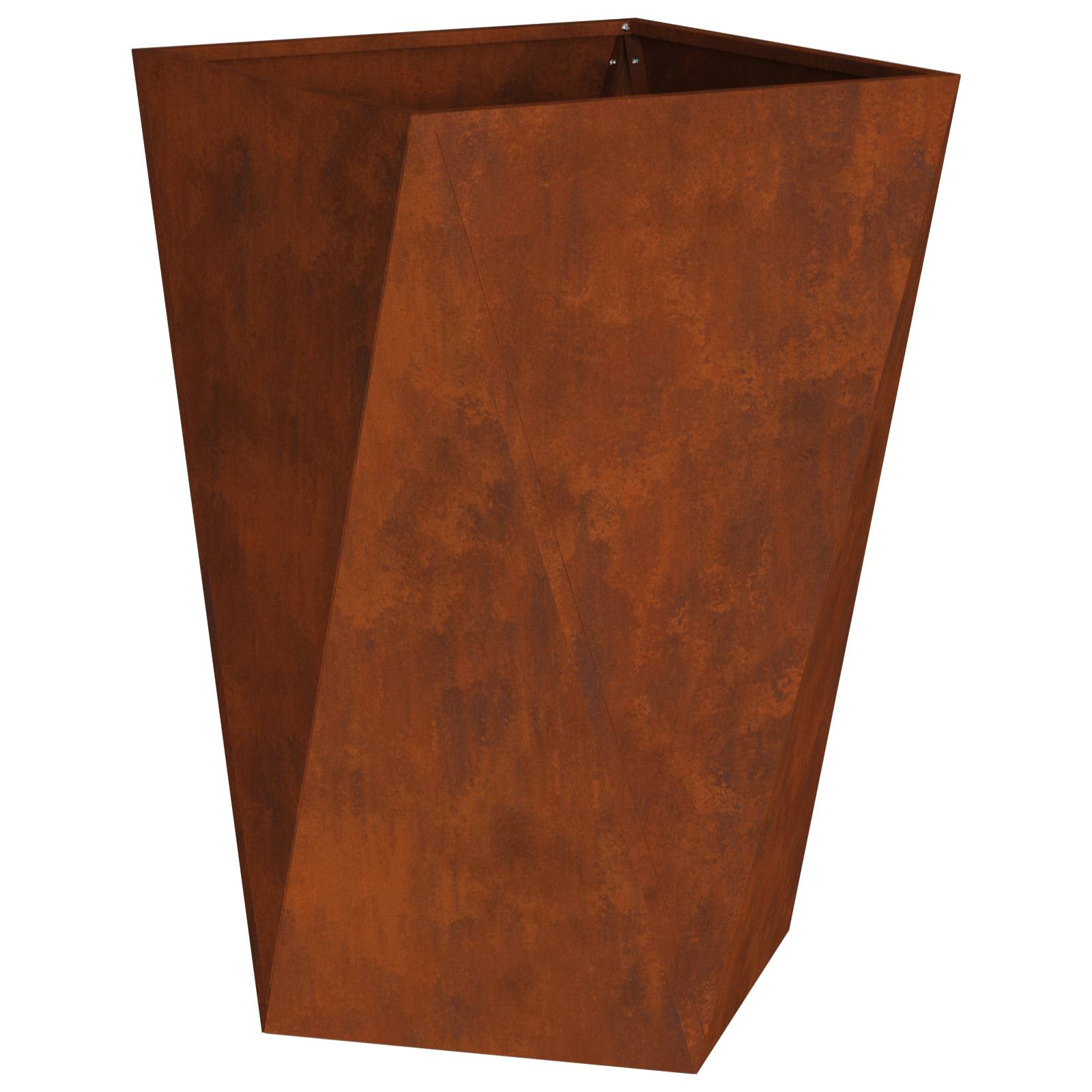 vidaXL Donica Rdzawy 50 x 50 x 75 cm
