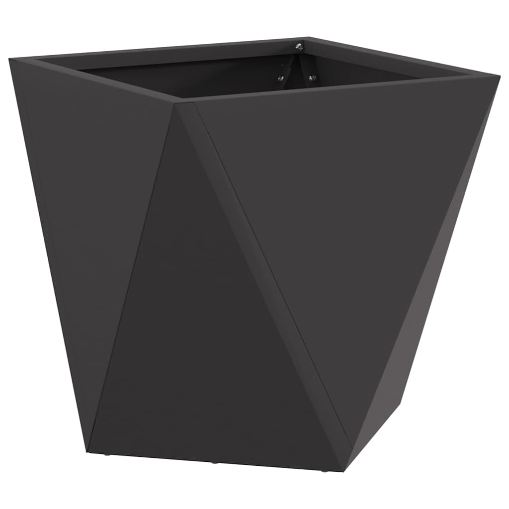 vidaXL Donica Czarny 30 x 30 x 30 cm Stal