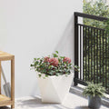 vidaXL Donica Biały 30 x 30 x 30 cm Stal