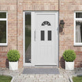 vidaXL Donica 2 pcs Biały 30 x 30 x 30 cm Stal