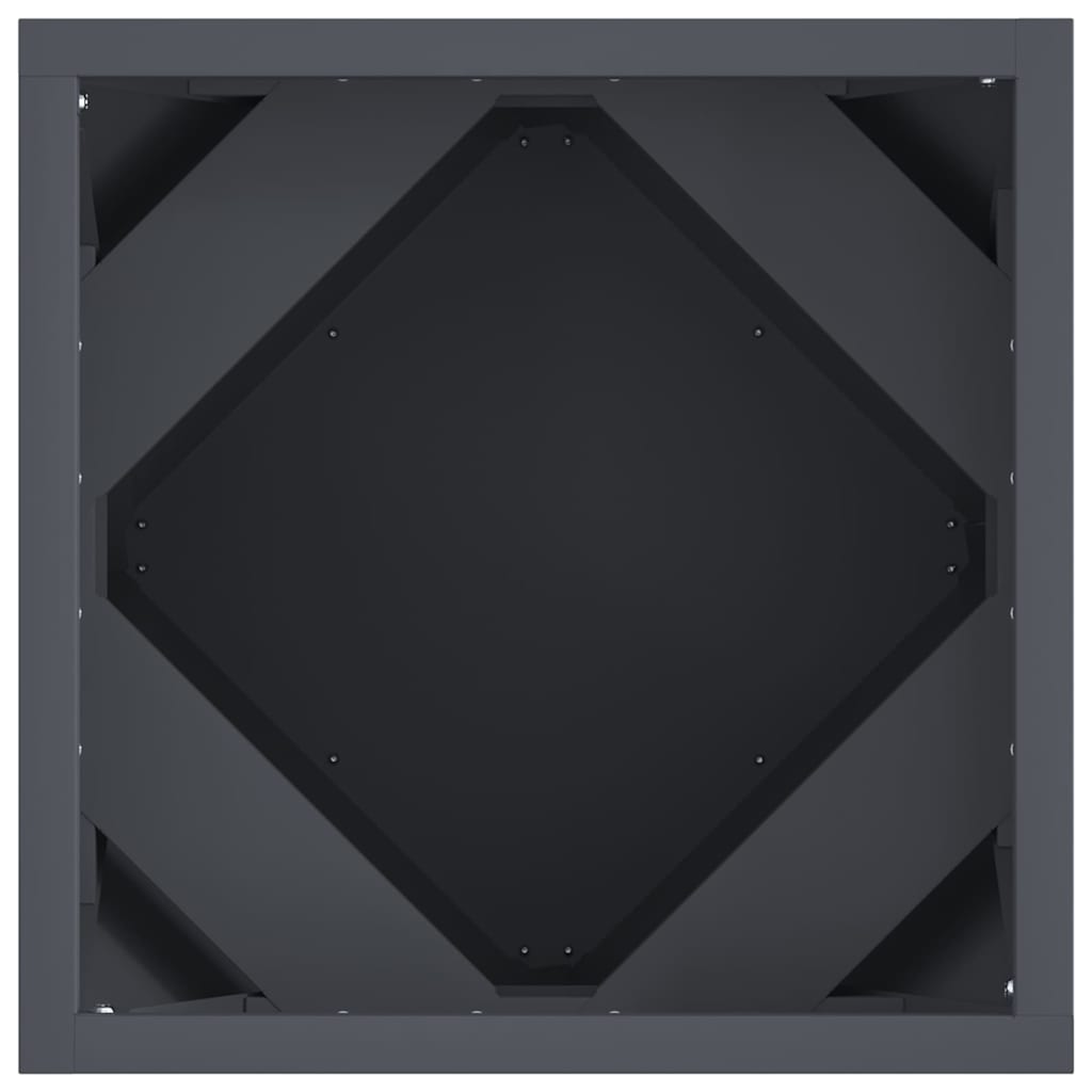 vidaXL Donica Antracyt 30 x 30 x 30 cm Stal