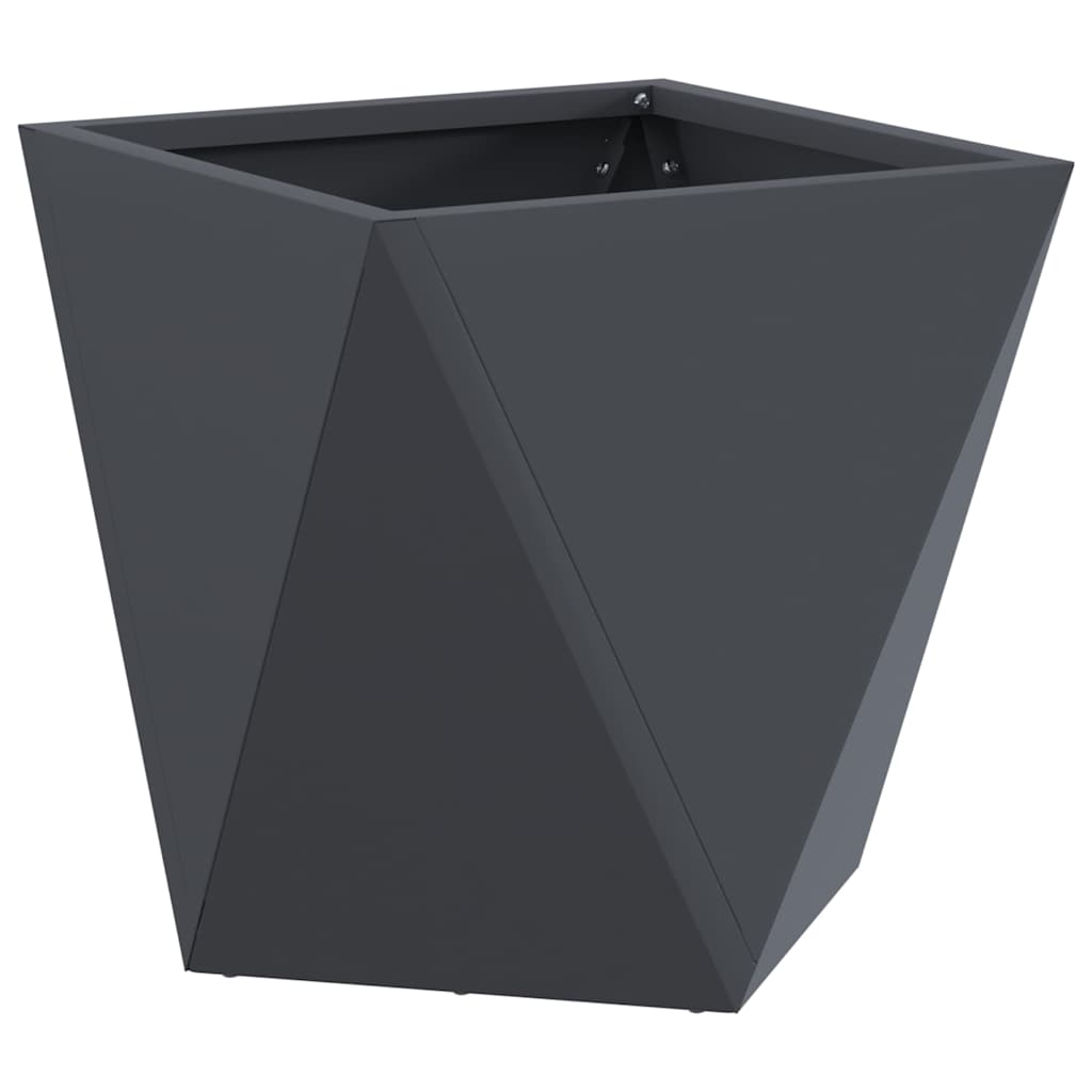 vidaXL Donica 2 pcs Antracyt 30 x 30 x 30 cm Stal
