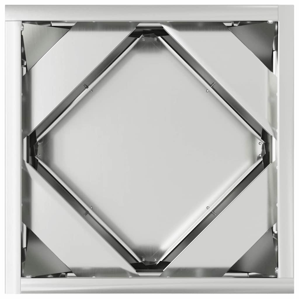 vidaXL Donica Srebrny 30 x 30 x 30 cm Stal Galwanizowana