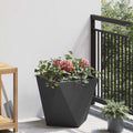 vidaXL Donica Czarny 40 x 40 x 40 cm Stal