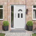 vidaXL Donica 2 pcs Czarny 40 x 40 x 40 cm Stal