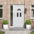 vidaXL Donica 2 pcs Biały 40 x 40 x 40 cm Stal