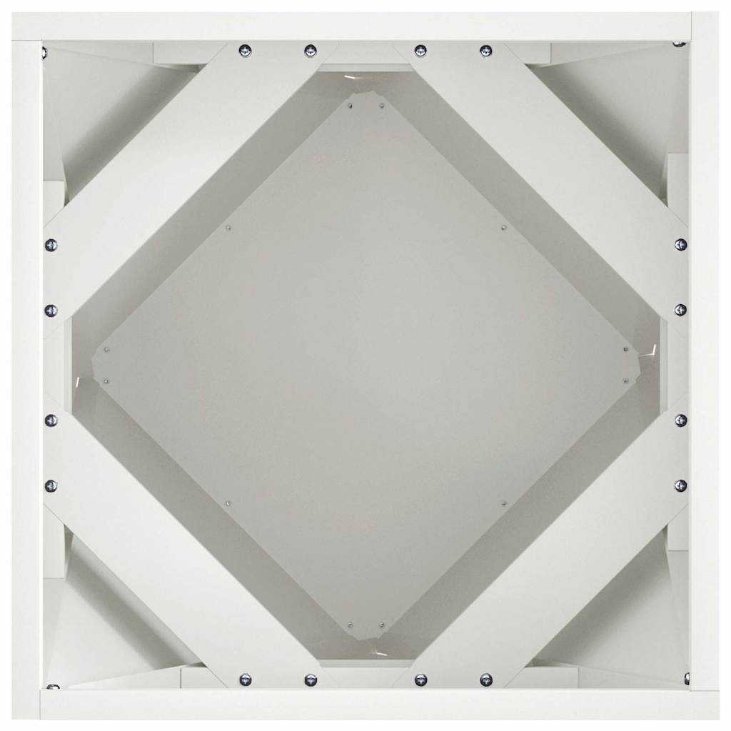 vidaXL Donica 2 pcs Biały 40 x 40 x 40 cm Stal
