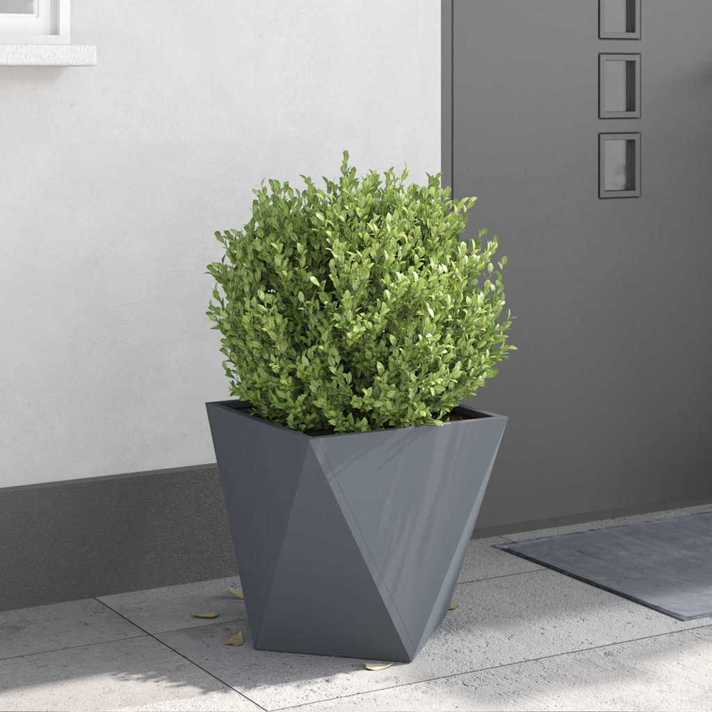 vidaXL Donica Antracyt 40 x 40 x 40 cm Stal