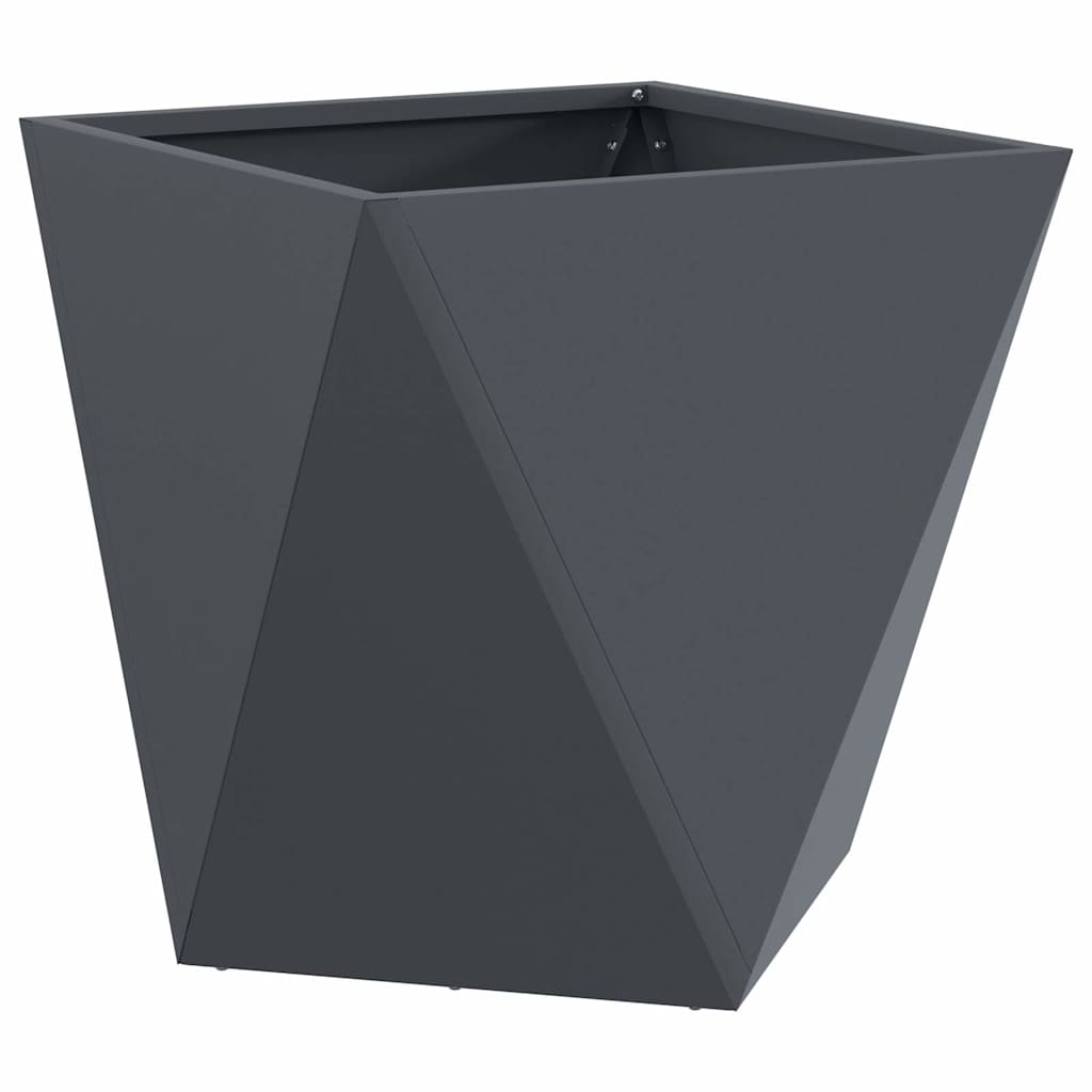 vidaXL Donica 2 pcs Antracyt 40 x 40 x 40 cm Stal