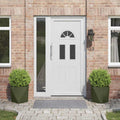 vidaXL Donica 2 pcs Zielony oliwkowy 40 x 40 x 40 cm Stal