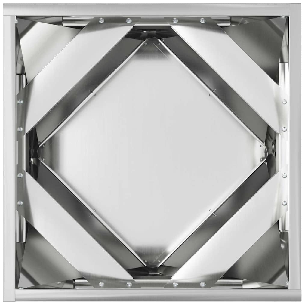 vidaXL Donica Srebrny 40 x 40 x 40 cm Stal Galwanizowana
