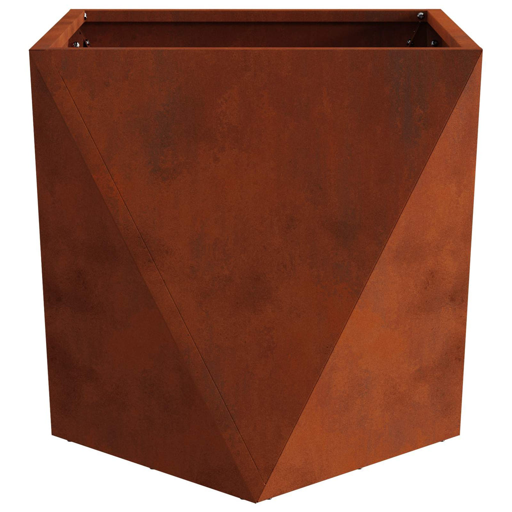 vidaXL Donica Rdzawy 40 x 40 x 40 cm