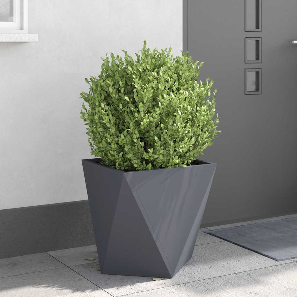 vidaXL Donica Antracyt 50 x 50 x 50 cm Stal