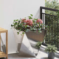 vidaXL Donica Srebrny 50 x 50 x 50 cm Stal nierdzewna