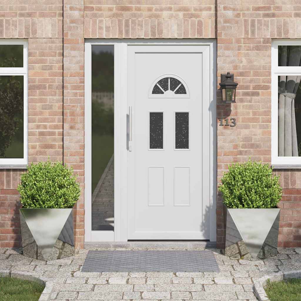 vidaXL Donica 2 pcs Srebrny 50 x 50 x 50 cm Stal Galwanizowana