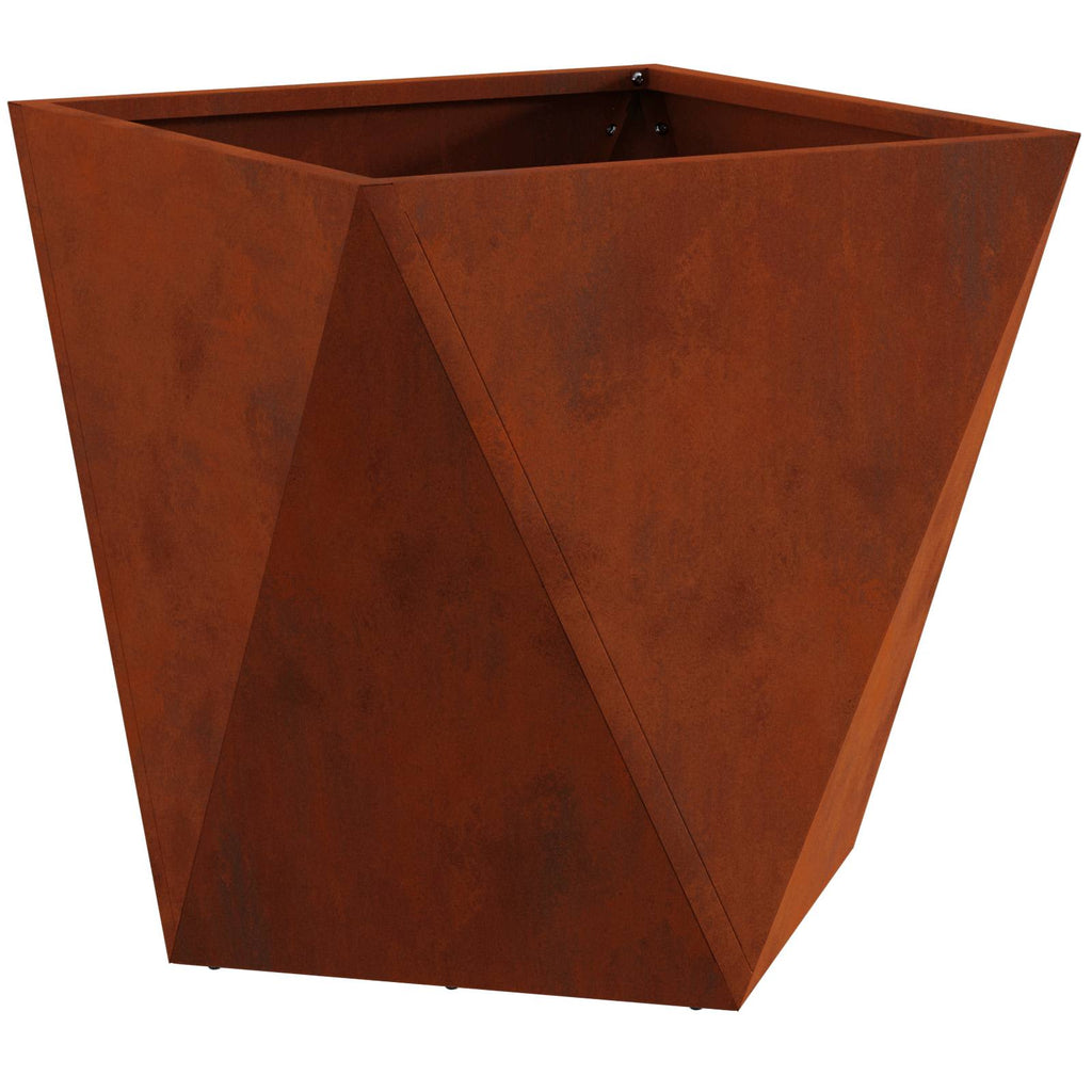 vidaXL Donica Rdzawy 50 x 50 x 50 cm