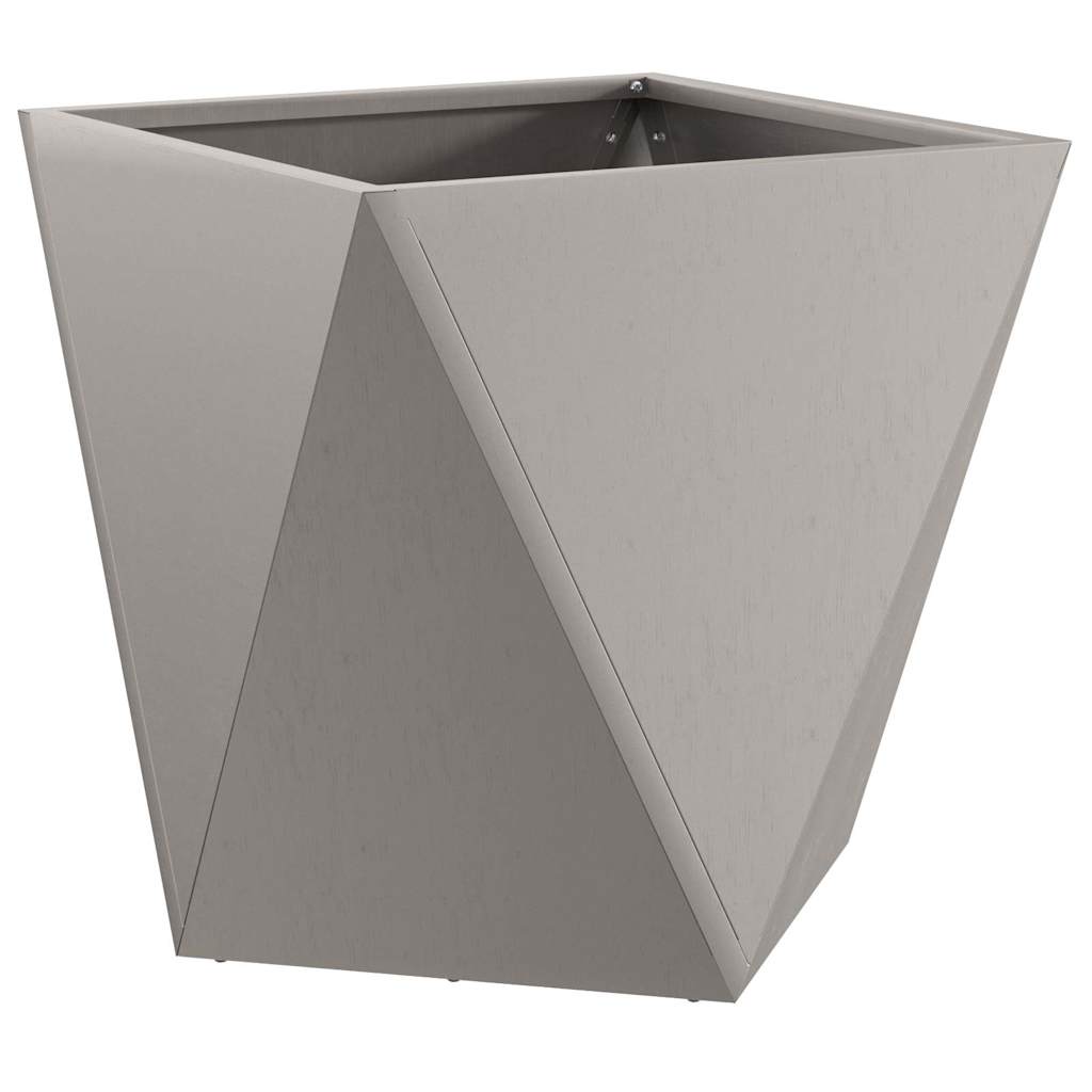 vidaXL Donica 2 pcs Rdzawy 50 x 50 x 50 cm