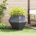 vidaXL Donica Antracyt 100 x 100 x 80 cm Stal
