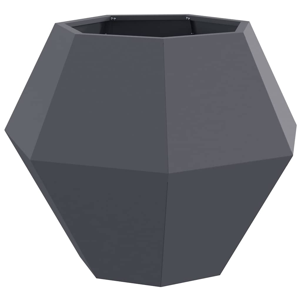 vidaXL Donica Antracyt 75 x 75 x 60 cm Stal