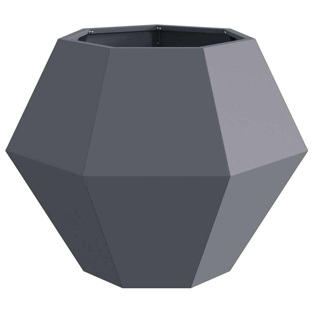 vidaXL Donica Antracyt 75 x 75 x 60 cm Stal