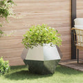 vidaXL Donica Srebrny 75 x 75 x 60 cm Stal nierdzewna