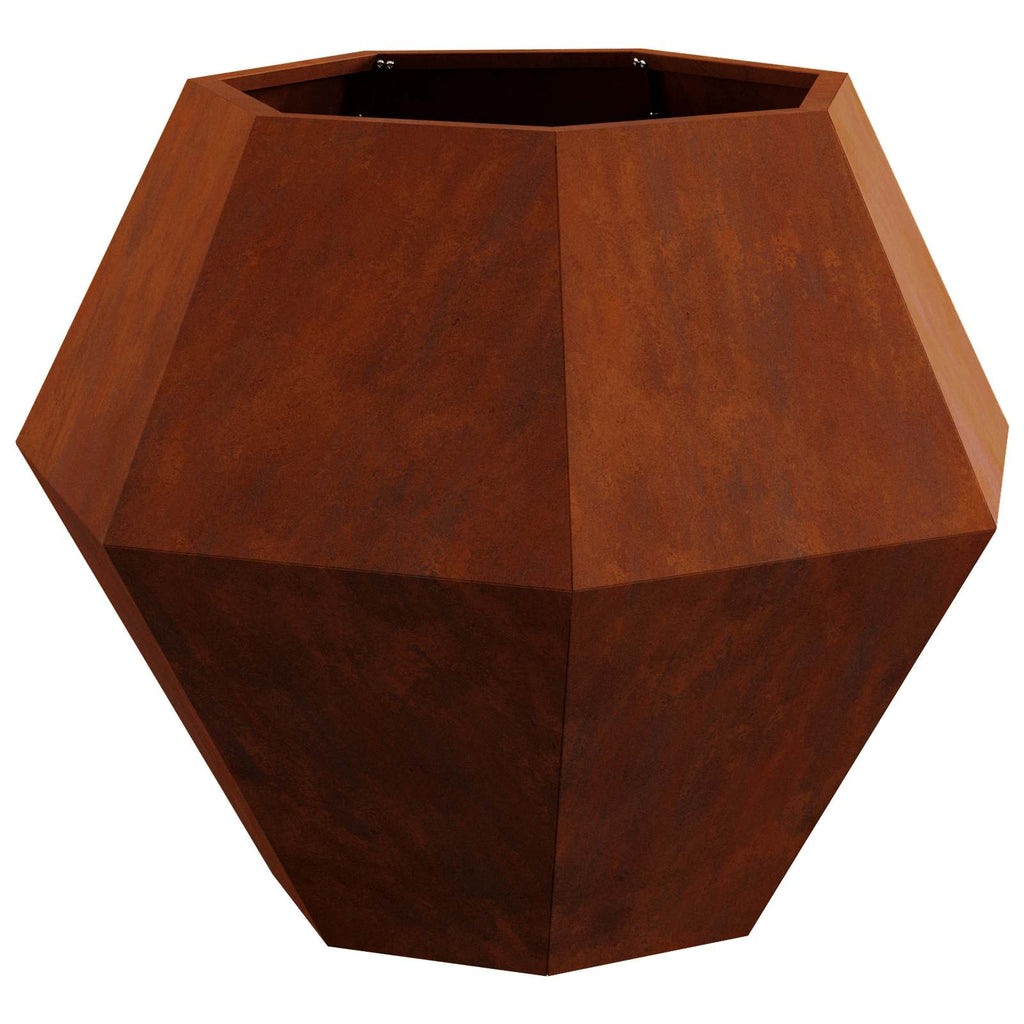 vidaXL Donica Rdzawy 75 x 75 x 60 cm