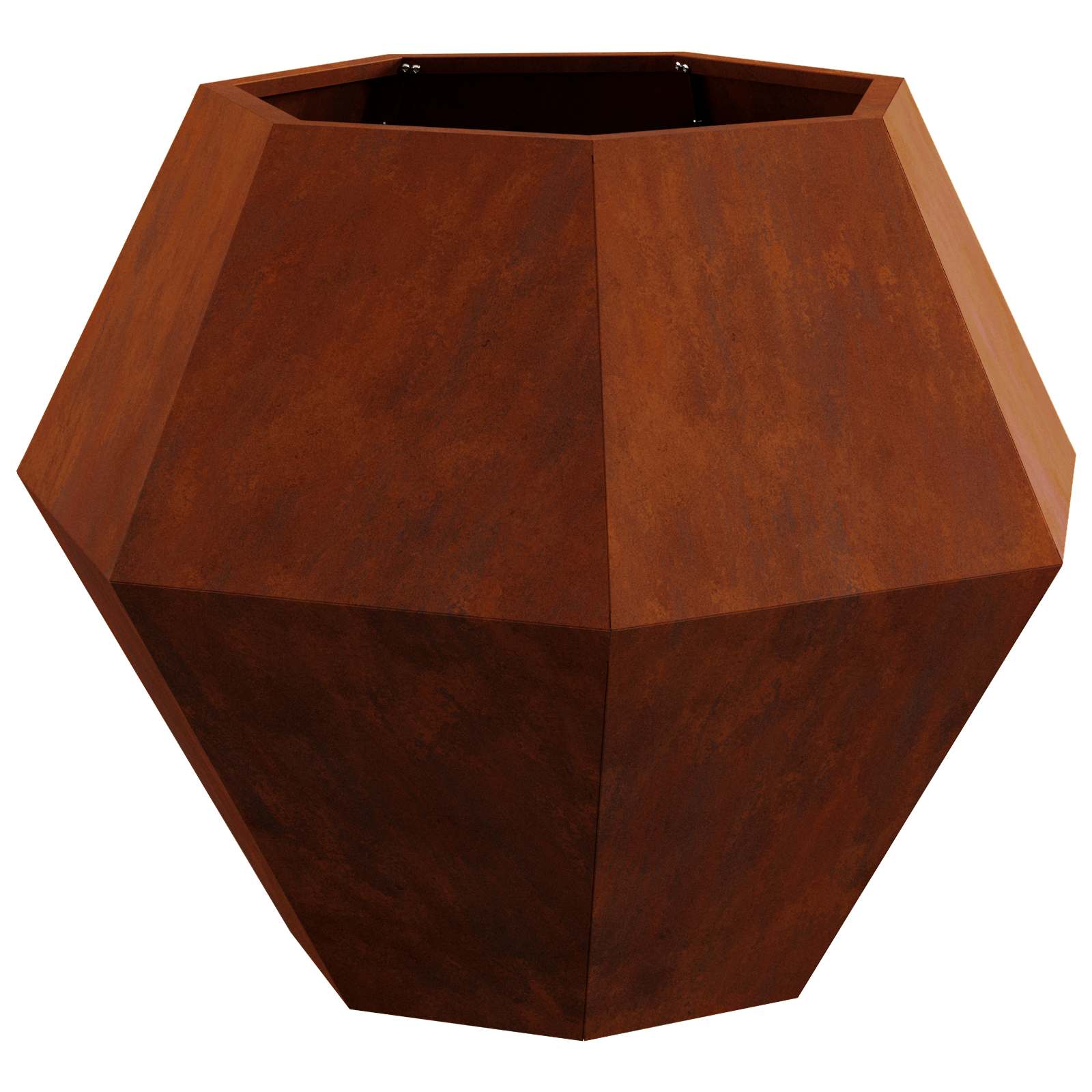 vidaXL Donica Rdzawy 75 x 75 x 60 cm