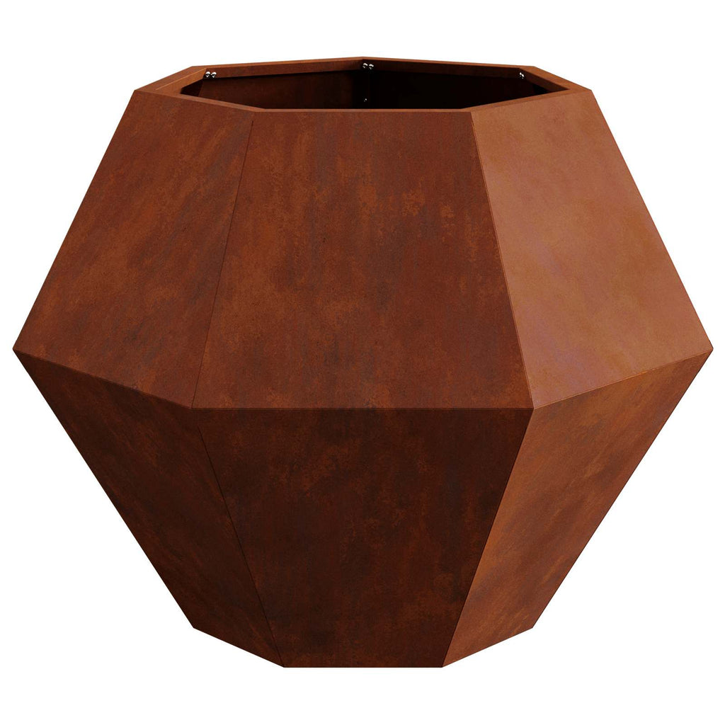 vidaXL Donica Rdzawy 75 x 75 x 60 cm