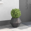 vidaXL Donica Czarny 50 x 50 x 40 cm Stal