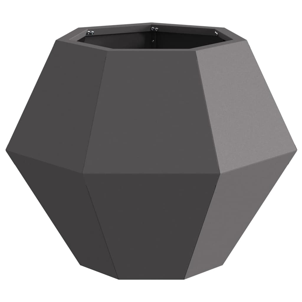 vidaXL Donica Czarny 50 x 50 x 40 cm Stal