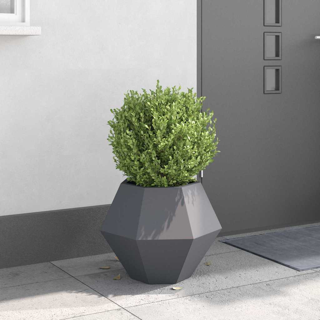 vidaXL Donica Antracyt 50 x 50 x 40 cm Stal