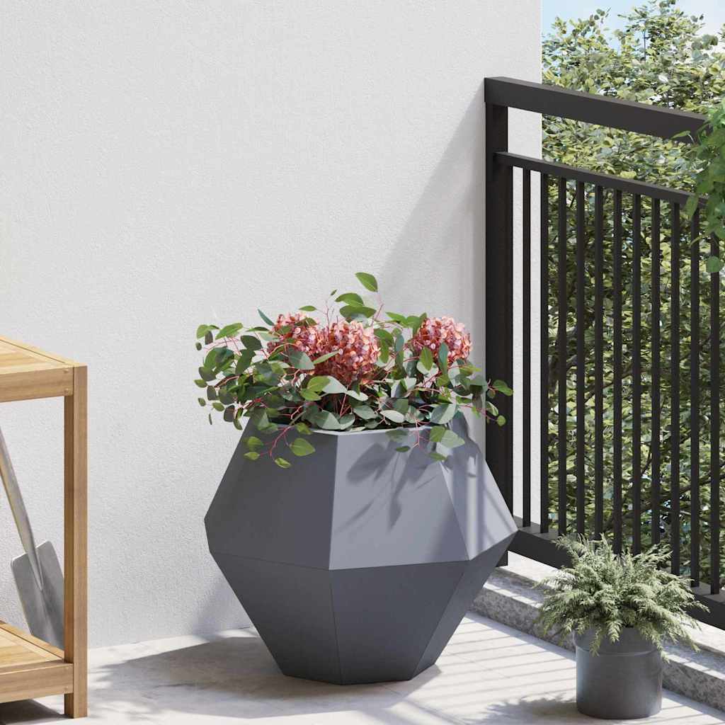 vidaXL Donica Antracyt 50 x 50 x 40 cm Stal