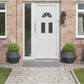 vidaXL Donica 2 pcs Antracyt 50 x 50 x 40 cm Stal