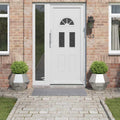 vidaXL Donica 2 pcs Srebrny 50 x 50 x 40 cm Stal nierdzewna