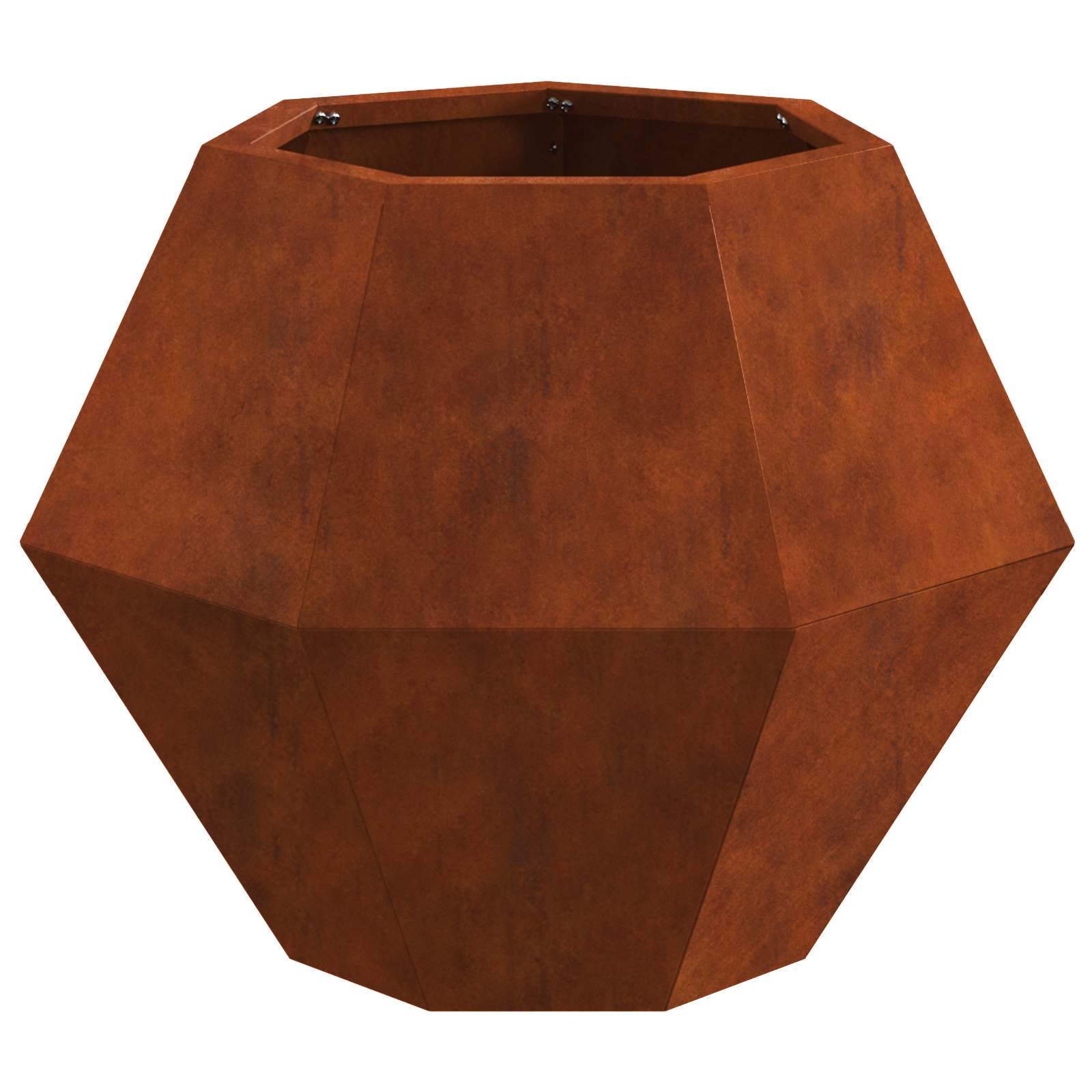 vidaXL Donica 2 pcs Rdzawy 50 x 50 x 40 cm